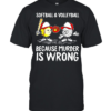 Softball and volleyball because murder is wrong  Classic Men's T-shirt