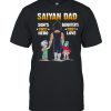 Vegeta Saiyan Dad Son’s First Hero Daughter’s First Love Shirt Classic Men's T-shirt