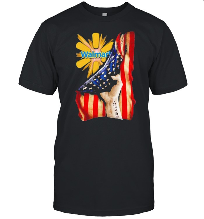 Walmart proud American flag personalized new 2o21 shirt