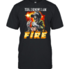 Yes I Know I am On Fire Welder Skull Shirt Classic Men's T-shirt
