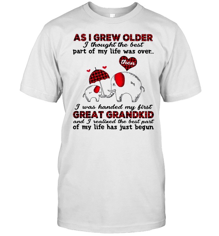 As I grew older I thought the best part of my life was over then shirt