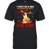 Cow I may be a bad influence but I’m fun  Classic Men's T-shirt