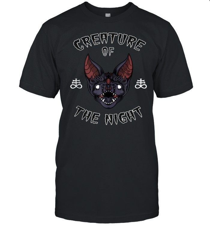 Creature of the night bat goth alternative occult graphic Shirt