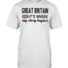 Great britain its where my story begins  Classic Men's T-shirt