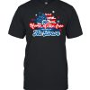 Home of the Free because of the brave 4th July Patriotic flower Shirt Classic Men's T-shirt