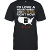 I’d Love A Mean Tweet And $1.79 Gas Now Satiric T-Shirt Classic Men's T-shirt