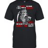 Im a grumpy old man i was born in February too slow to run shoot you skull  Classic Men's T-shirt