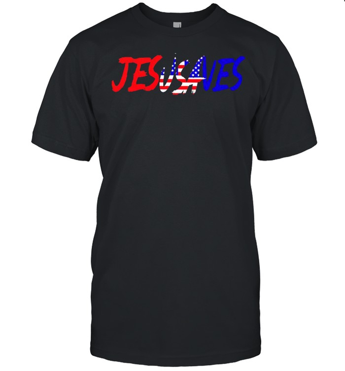 Jesus saves USA shirt