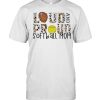 Loud and proud softball mom leopard  Classic Men's T-shirt