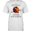 Never Underestimate An Old Man Who Loves Tennis And Was Born In November Blood Moon Shirt Classic Men's T-shirt