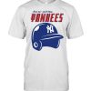 New York Yankees Baseball Helmet Short  Classic Men's T-shirt