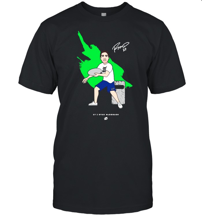 Ryan McDonagh Lightning Poster Series Tee shirt
