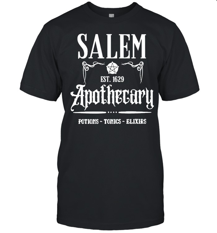 Salem Apothecary potions tonics elixirs shirt