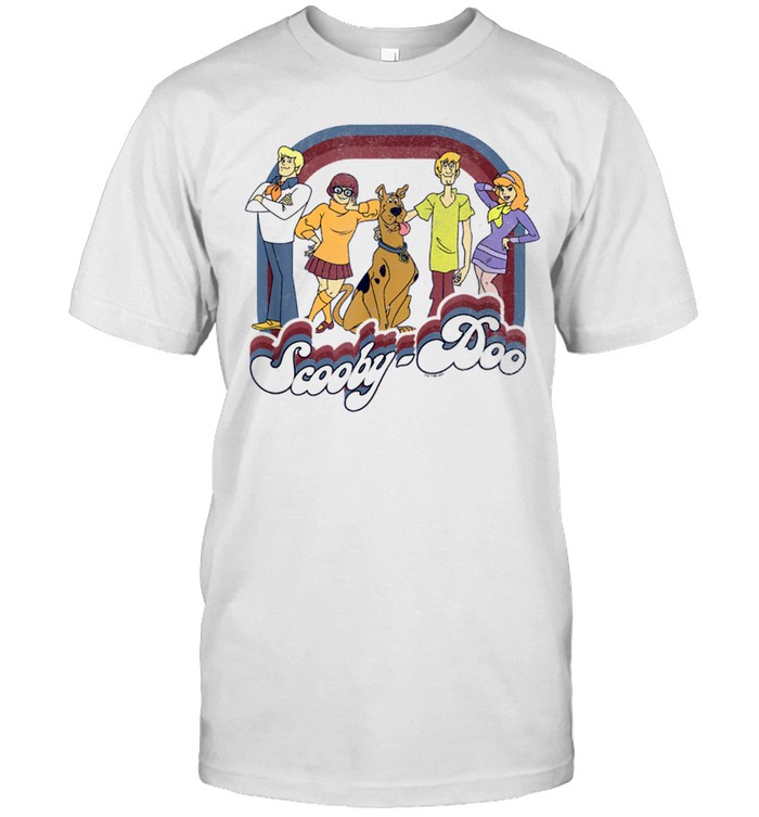 ScoobyDoo Group Shot Fourth Of July Stars And Stripes shirt