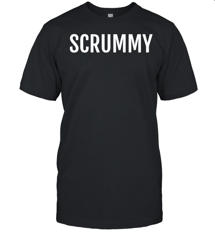 Scrummy Inspired Scrumtious Related British Slang Design shirt