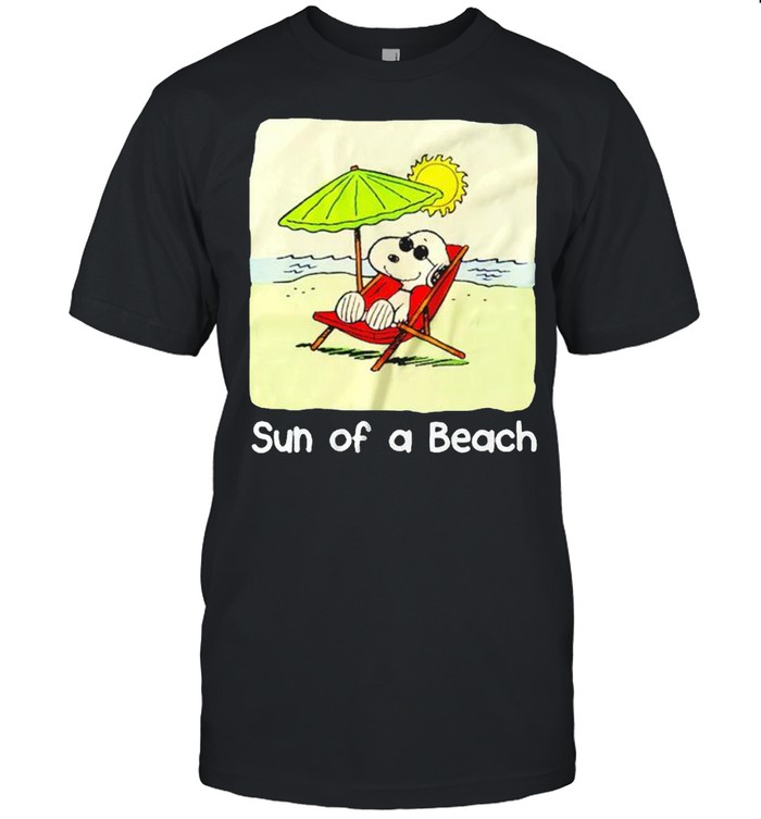 Snoopy sun of a beach shirt
