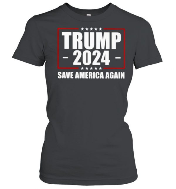 Trump 2021 save america again star  Classic Women's T-shirt