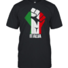 Vintage Italia Italian Flag Italy Italiano Shirt Classic Men's T-shirt