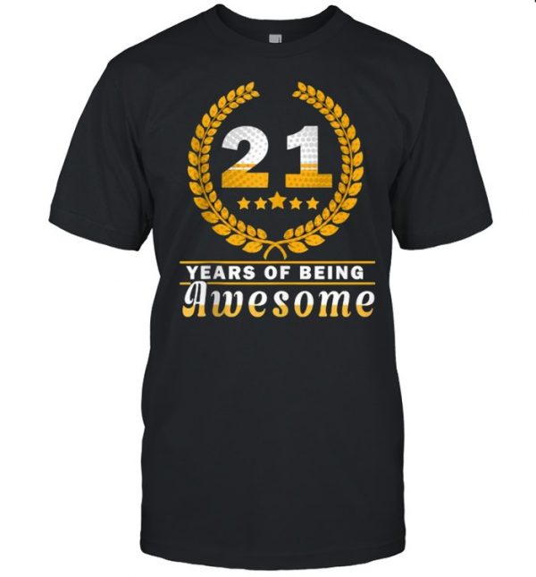 21 Years Of Being Awesome – 21th Birthday T-Shirt Classic Men's T-shirt