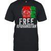 Free Afghanistan Vintage Afghanistan Flag Tee Shirt Classic Men's T-shirt