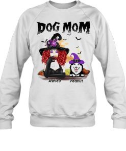 Halloween Witch Dog Mom Personalized  Unisex Sweatshirt