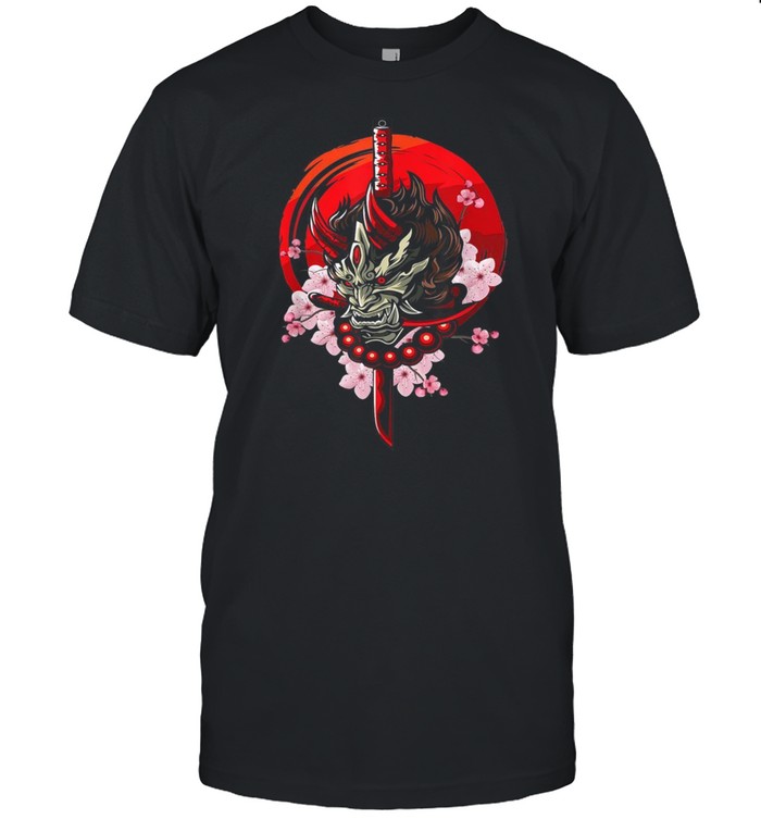 Japanese Samurai Oni Demon Bushido Warrior Art shirt
