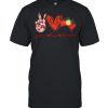 Peace love Aboriginal  Classic Men's T-shirt
