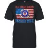 U.S Coast Guard Proud Wife With American Flag Veteran T-Shirt Classic Men's T-shirt