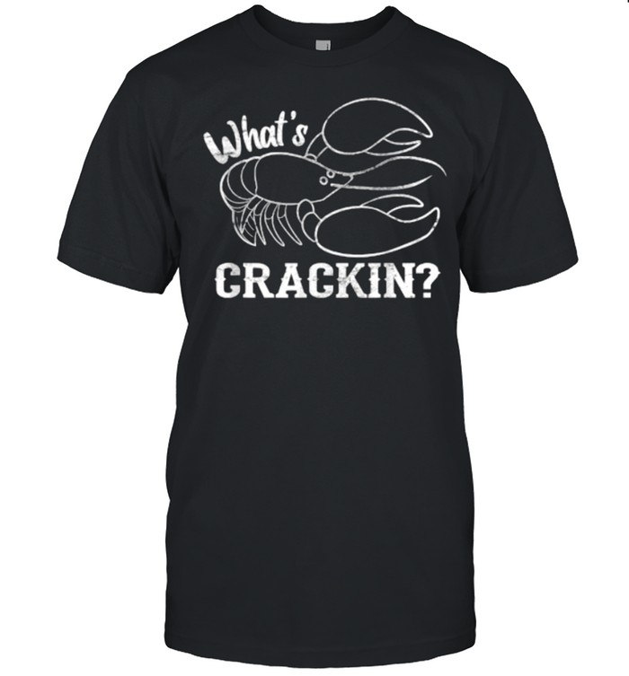 What’s Crackin Lobster Joke Summer Vacation Beach T-Shirt