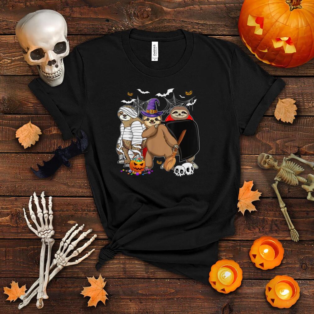 Halloween Costume Happy Spooky Sloths Nightmare T Shirt