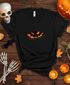 Peeking Scary Jackolantern Shirt Halloween Scary Pumpkin T Shirt