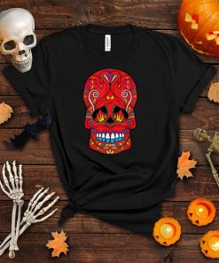 Sugar Skull Day of the dead Dia de los Muertos halloween T Shirt