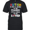 autism is not a word to be feared its a child to be loved  Classic Men's T-shirt