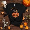 German Shepherd in Scary Pumpkin Dog Lovers Halloween T Shirt