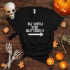 I'm With The Butterfly Halloween Costume Matching Couples T Shirt