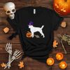 Jack Russell Witch Hat Halloween Dog Costume T Shirt