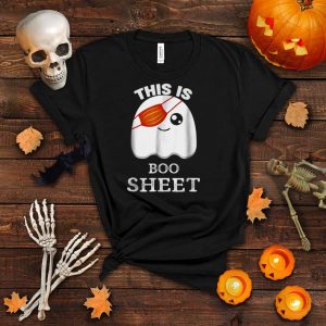 This Is Boo Sheet Funny Halloween 2021 Ghost Mask Lover Pun T Shirt