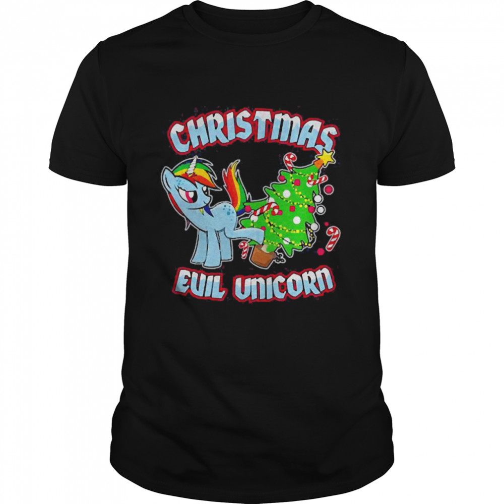 Evil Christmas Unicorn Sweat T-shirt