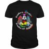Mickey Mouse Yoga Breathe In Peace Breathe Out Love T- Classic Men's T-shirt