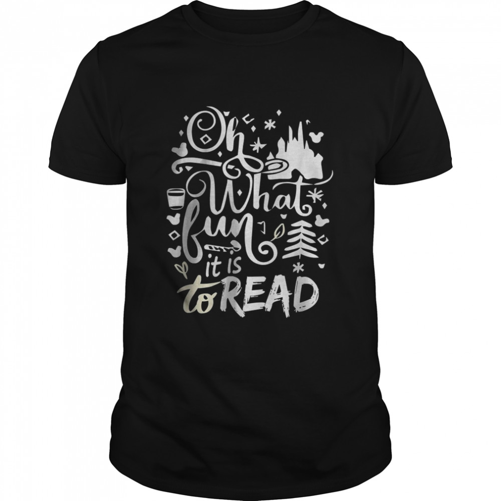 Oh What Fun It Is To Read Librarian Christmas Book Lover Shirt