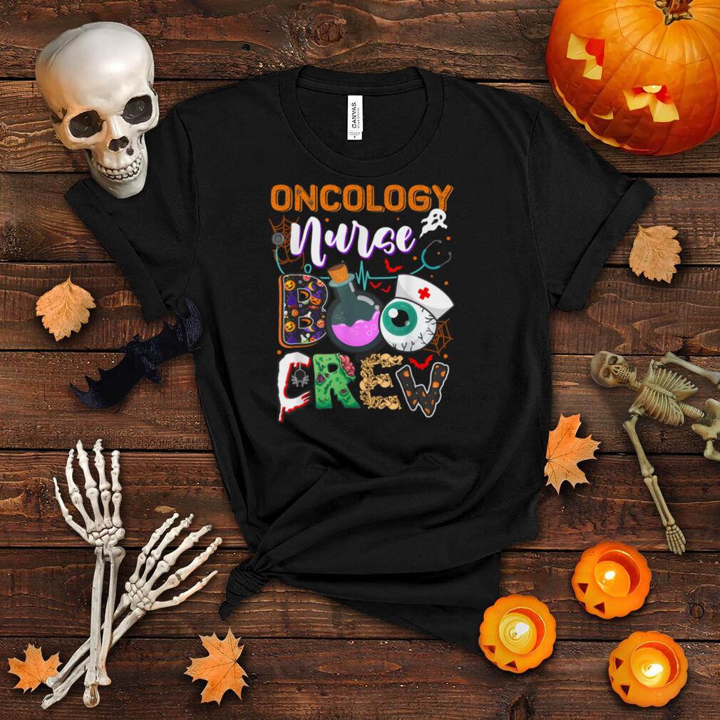 Oncology Nurse Boo Crew Funny RN Halloween Matching Costume T Shirt