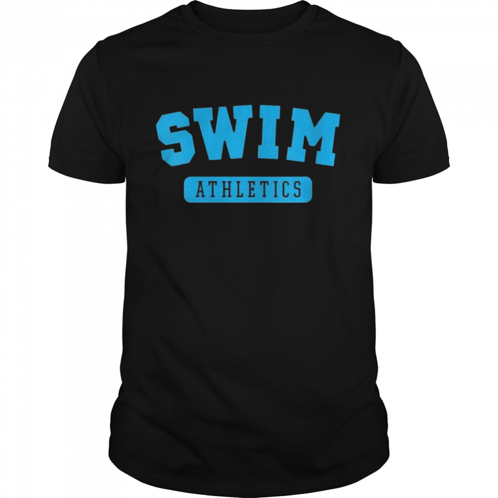 Swim Athletics Blue Sporty Swimmer Shirt