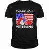 Thank You Veterans Combat Boots Poppy Flower T-Shirt Classic Men's T-shirt