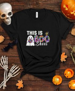 This Is Boo Sheet Funny Halloween 2021 Ghost Mask Lover Pun T Shirt