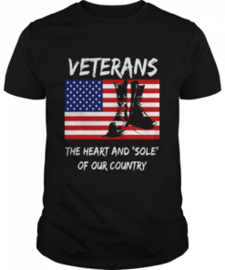 atriotic American Veterans Day Usa Flag Combat Boots Shirt Classic Men's T-shirt