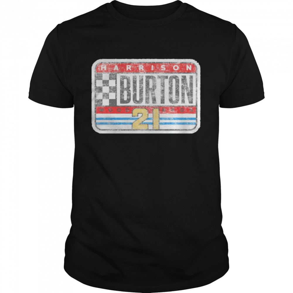 harrison Burton Checkered Flag wood brothers 2021 shirt