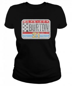 harrison Burton Checkered Flag wood brothers 2021  Classic Women's T-shirt