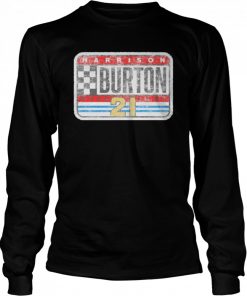 harrison Burton Checkered Flag wood brothers 2021  Long Sleeved T-shirt