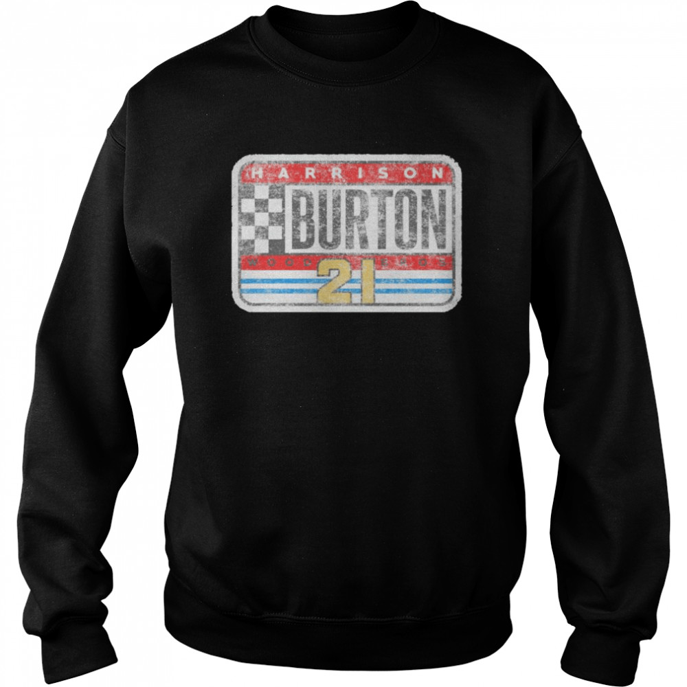 harrison Burton Checkered Flag wood brothers 2021  Unisex Sweatshirt