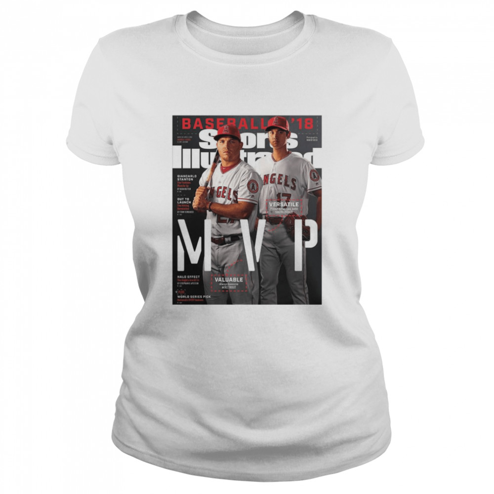 Shohei Ohtani Los Angeles Angels Fanatics Branded 2021 AL MVP T-Shirt - Red